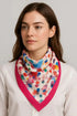 Patterned Squared Colorful Scarf