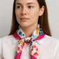 Patterned Squared Colorful Scarf