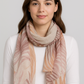 Palm Print Scarf in Soft Hues