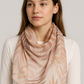 Palm Print Scarf in Soft Hues