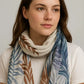 Palm Print Scarf in Rich Shades