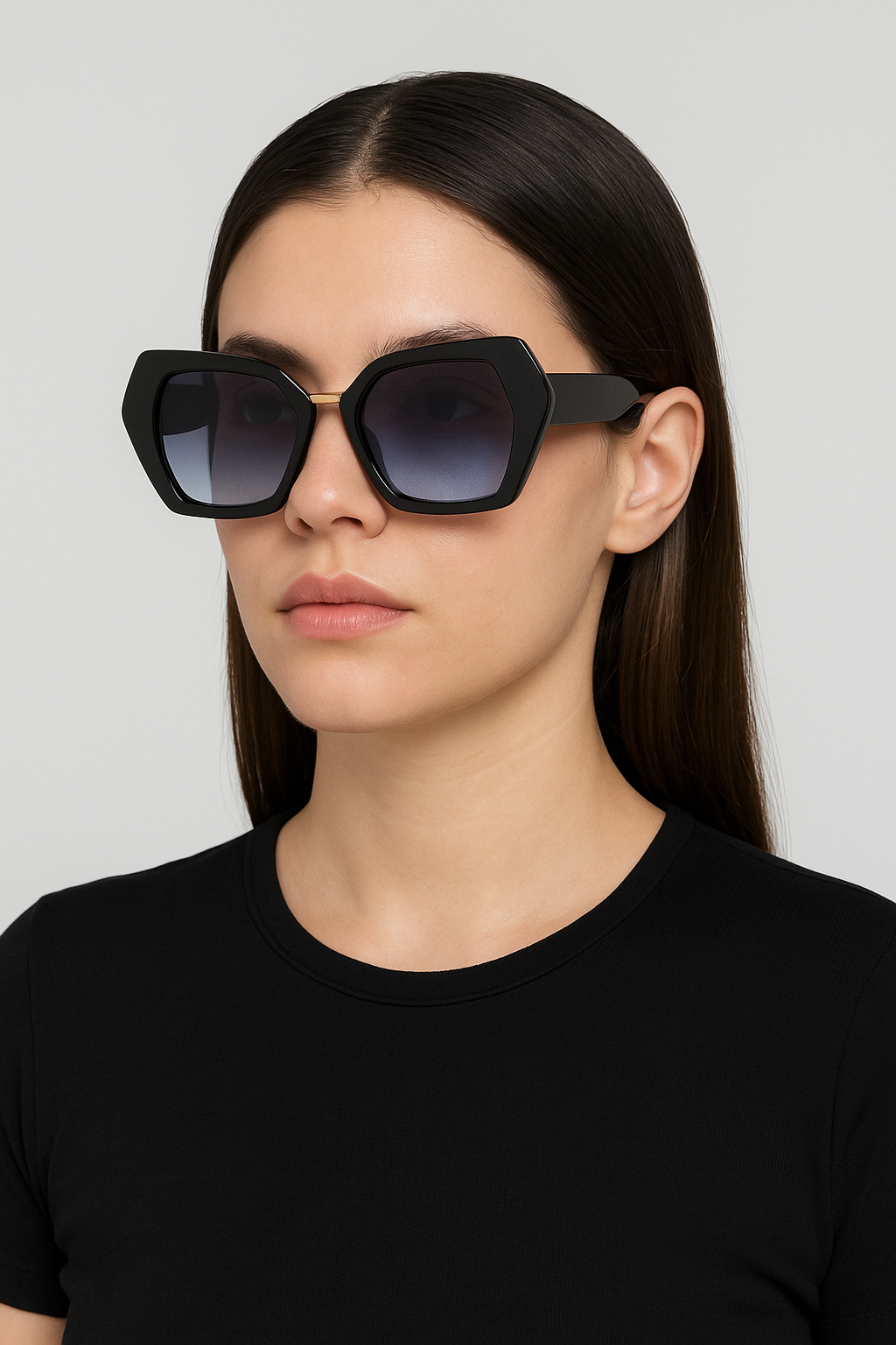 Geometric Frame Sunglasses Design