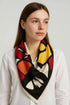 Abstract Multicolor Square Scarf