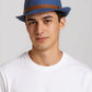 Elegant Sun Hat with Leather Strap