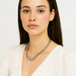 Double Chain Floral Pendant Necklace Design