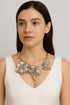 Floral and Butterfly Inspired Statement Necklace