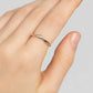Wave Ring with Crystal Detailing