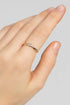 Wave Ring with Crystal Detailing