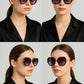 Geometric Oversized Sunglasses