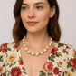 Elegant Beaded Pearl Necklace Design