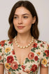 Elegant Beaded Pearl Necklace Design