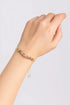 Adjustable Beaded Bracelet with Stone Accents