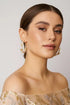 Delicate Butterfly Pearl Hoop Earrings