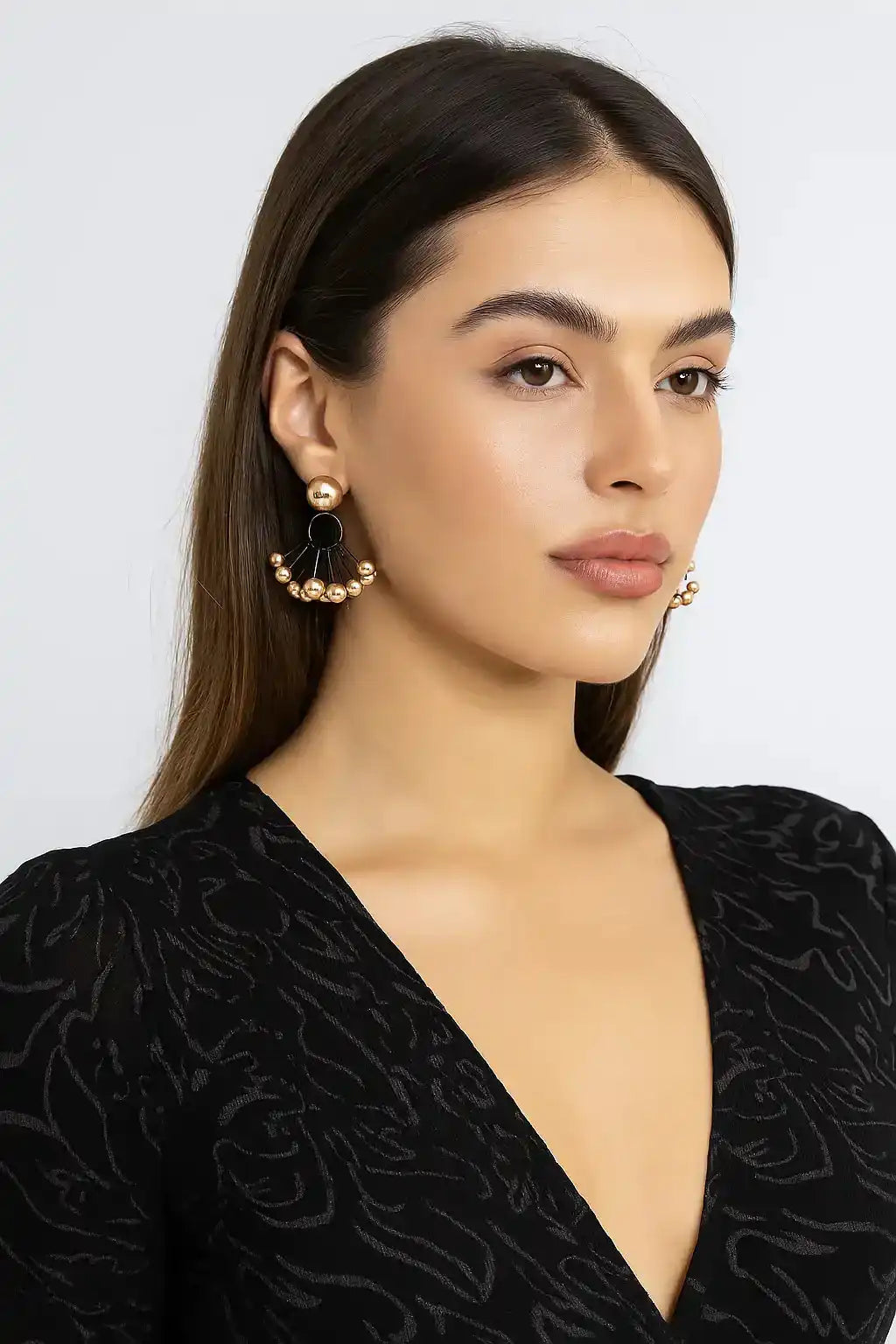 Classic Ball Cluster Earrings