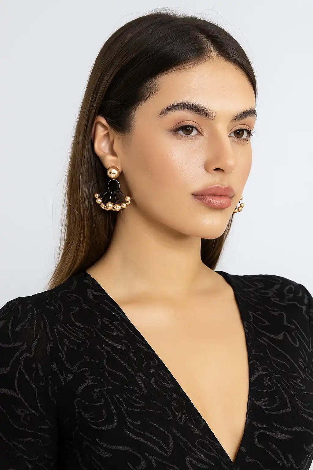 Classic Ball Cluster Earrings