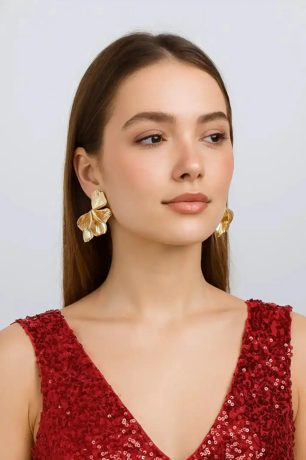 Chic Petal Statement Earrings