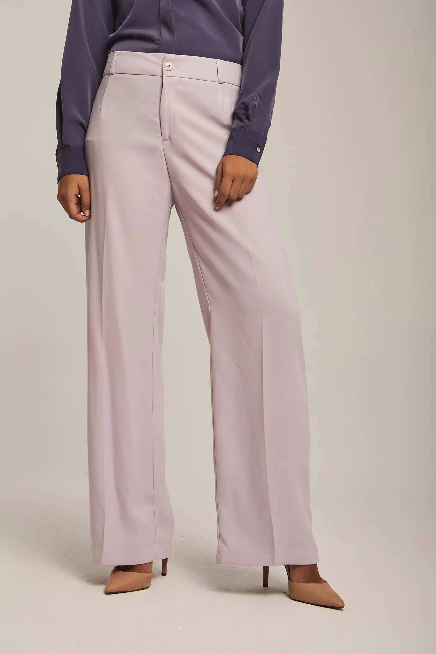 Women Regular Fit Pant - Purple