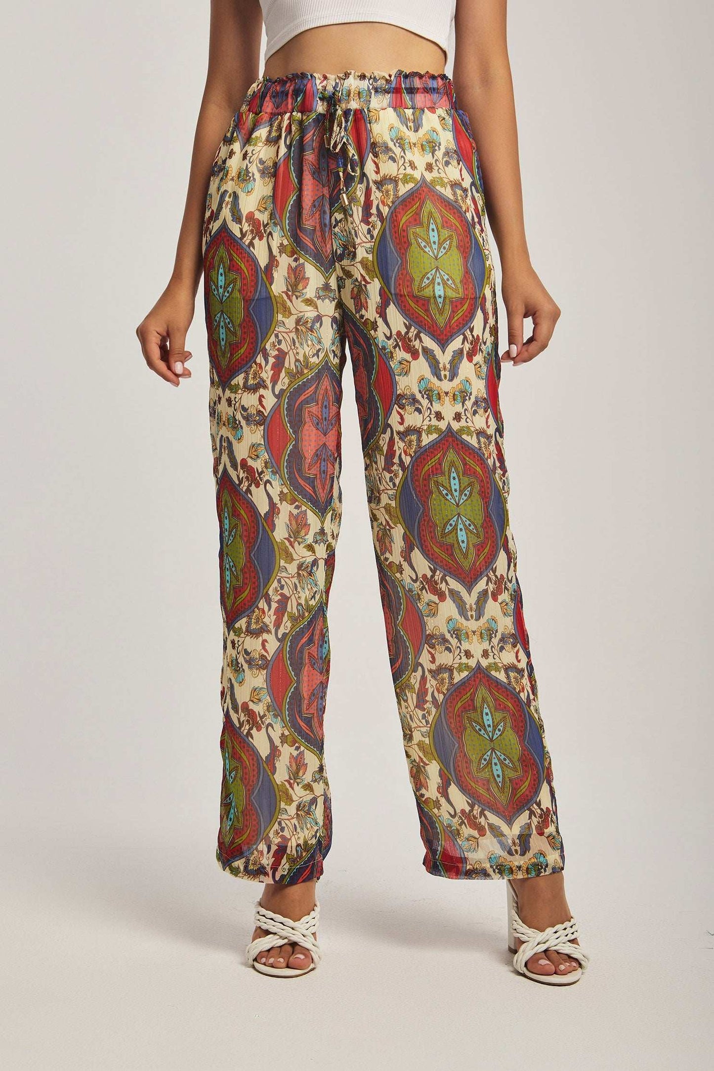 Women Regular Fit Pant - Multicolorcolor