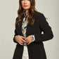 Women Regular Fit Blazer - Black