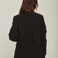 Women Regular Fit Blazer - Black