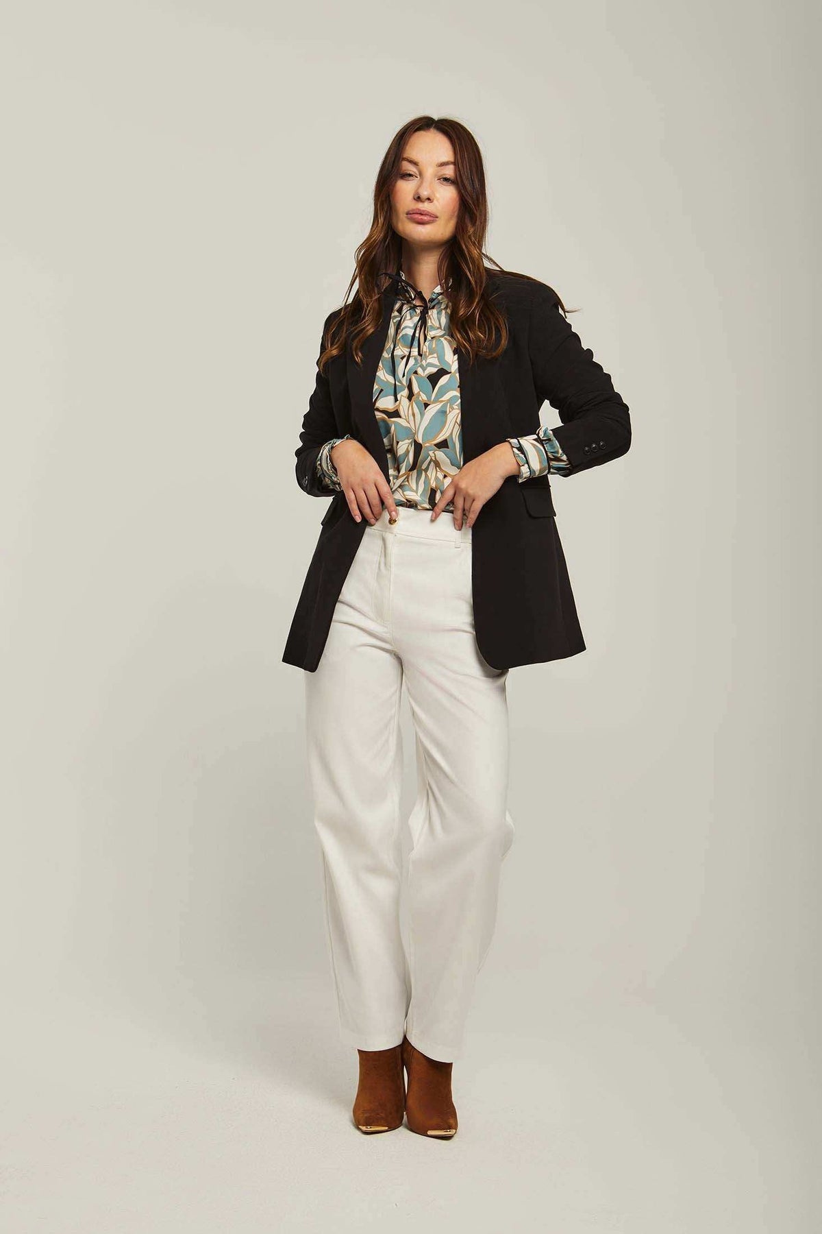 Women Regular Fit Blazer - Black