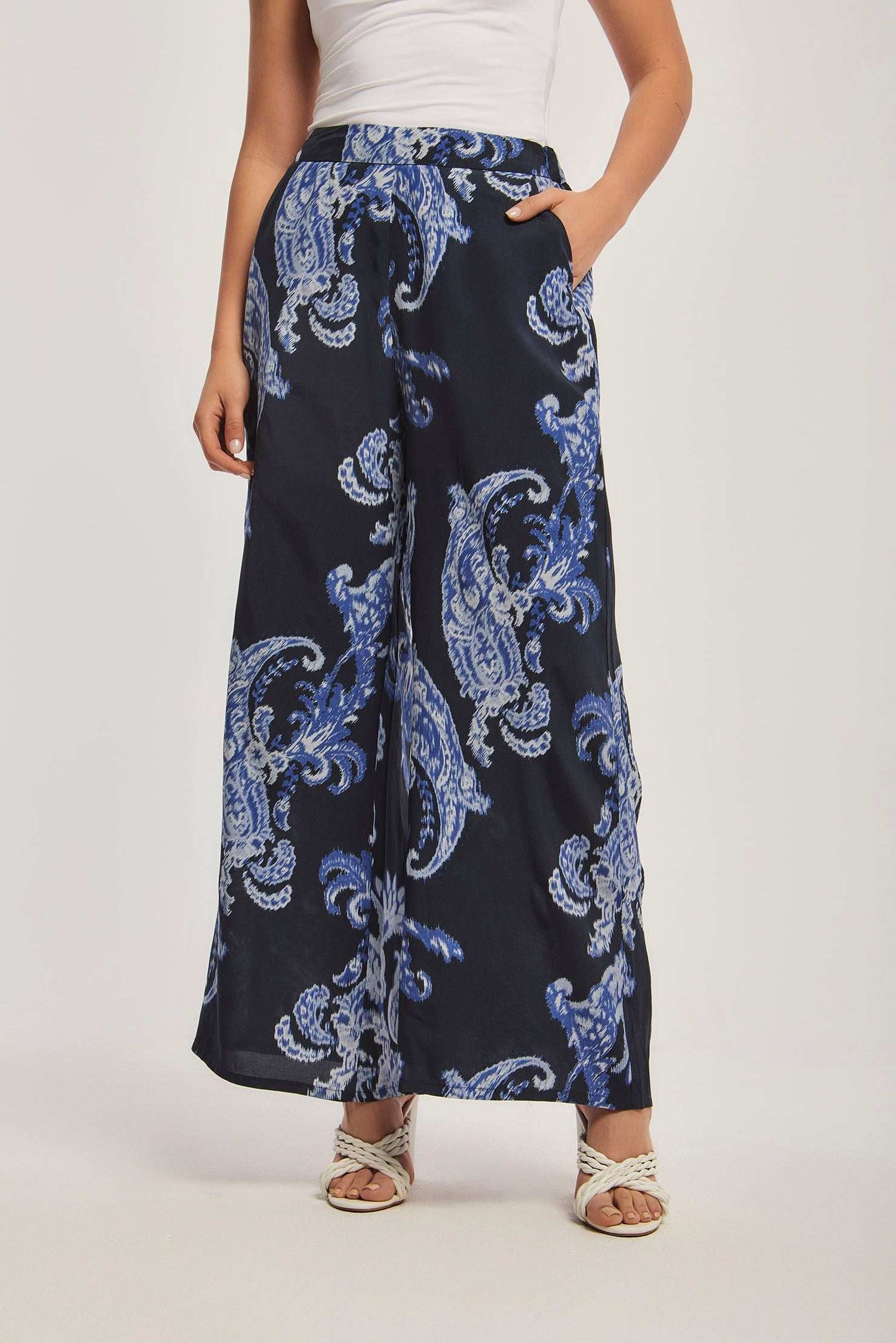 Women Regular Fit Pant - Blue