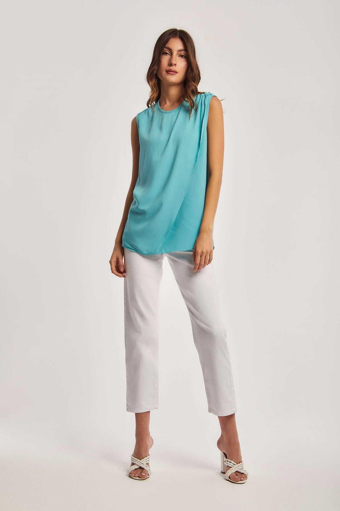 Women Regular Fit Top - Blue