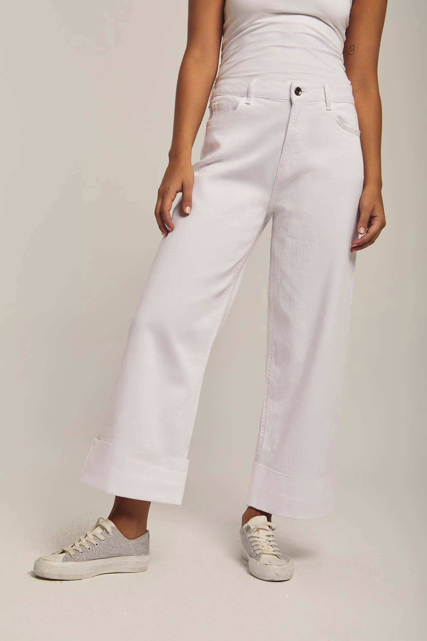 Women Regular Fit Pant - White