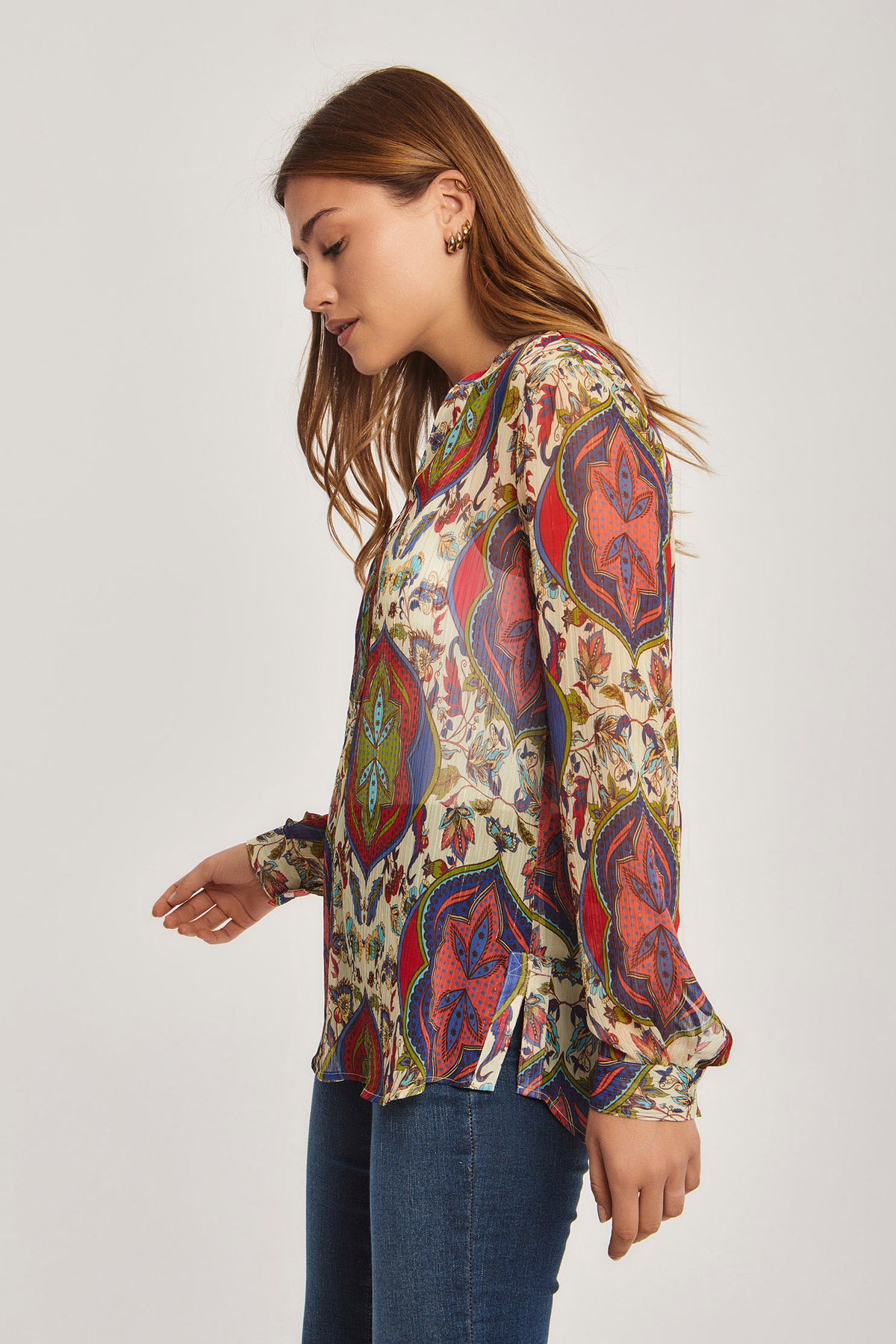 Women's Blouse - Ethnic Print