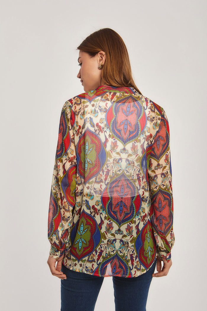 Women's Blouse - Ethnic Print