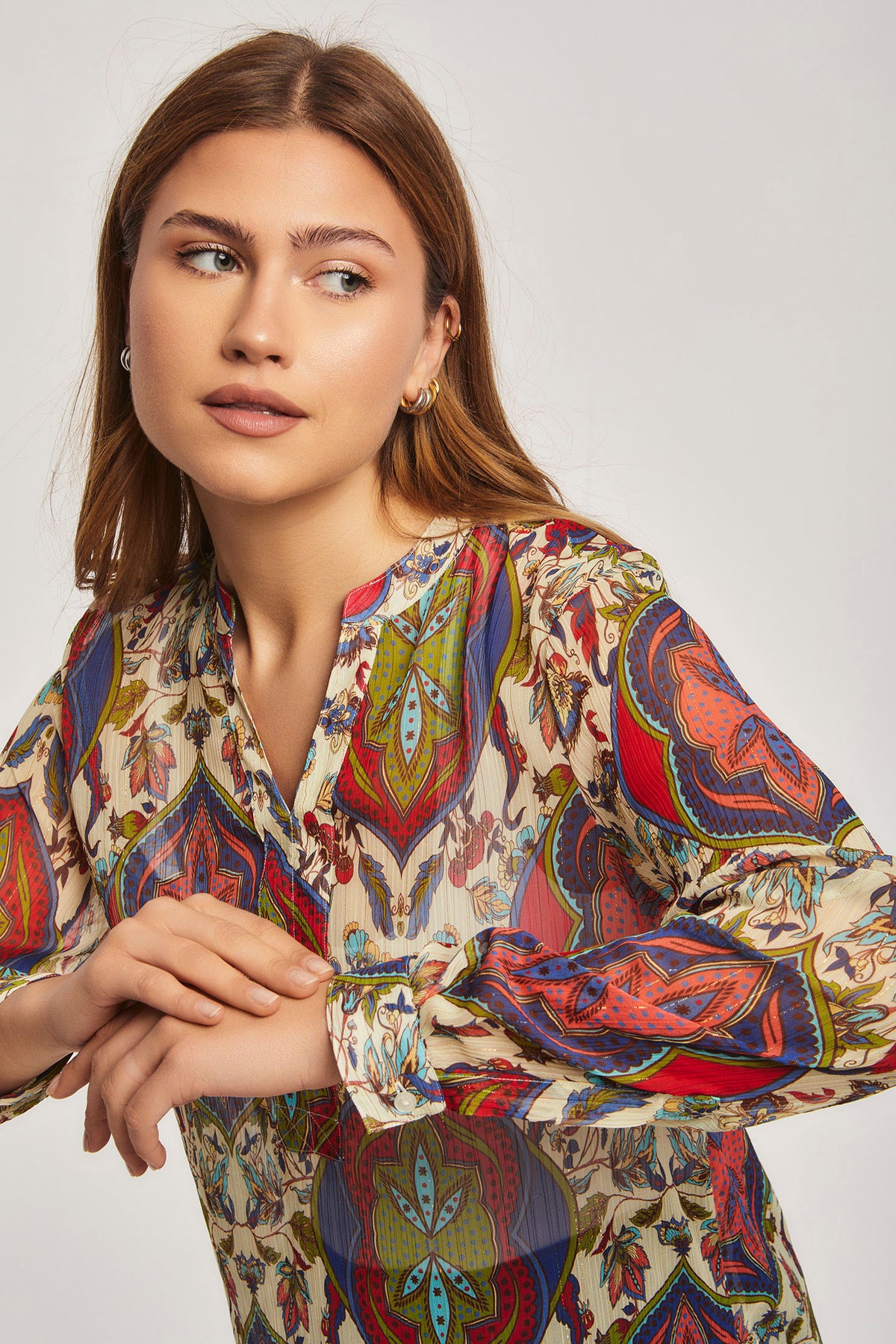 Women's Blouse - Ethnic Print