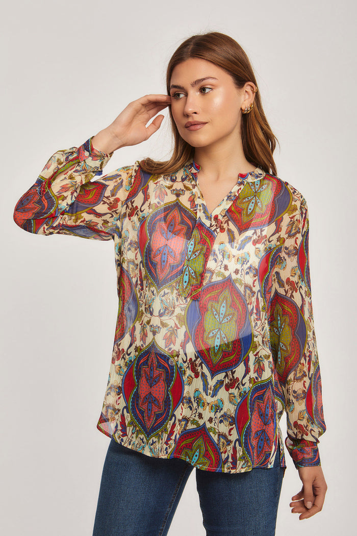 Women's Blouse - Ethnic Print