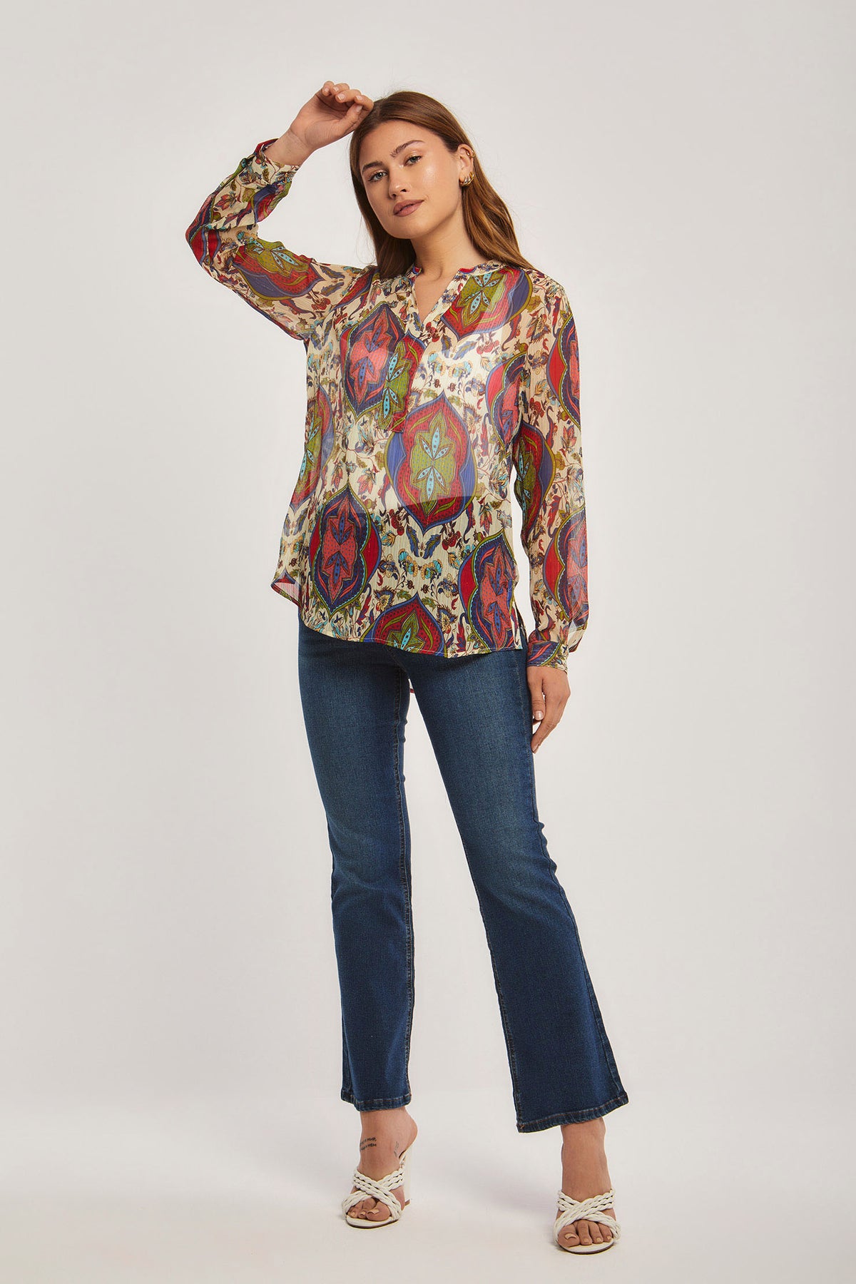 Women's Blouse - Ethnic Print