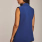 Women Regular Fit Vest - Blue