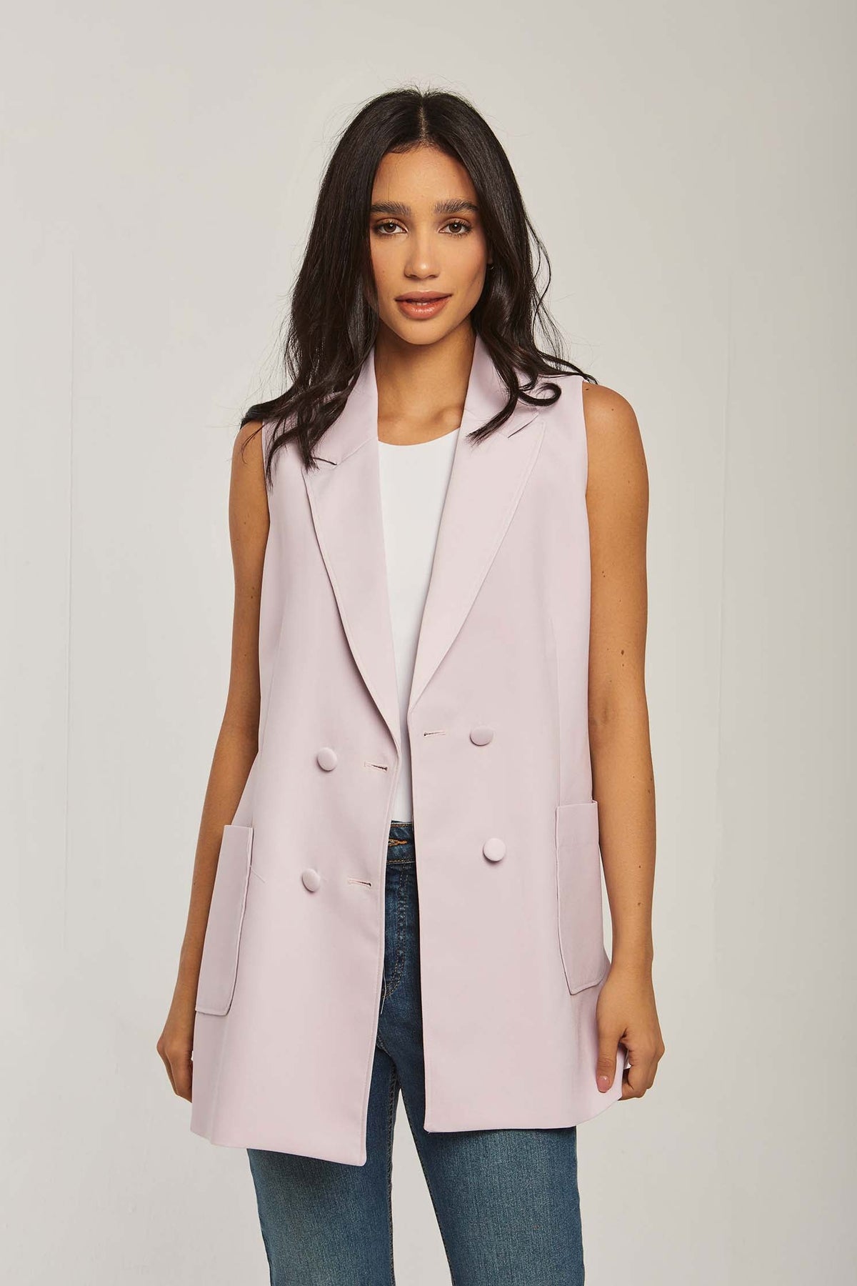 Women's Vest - Lavender Fog