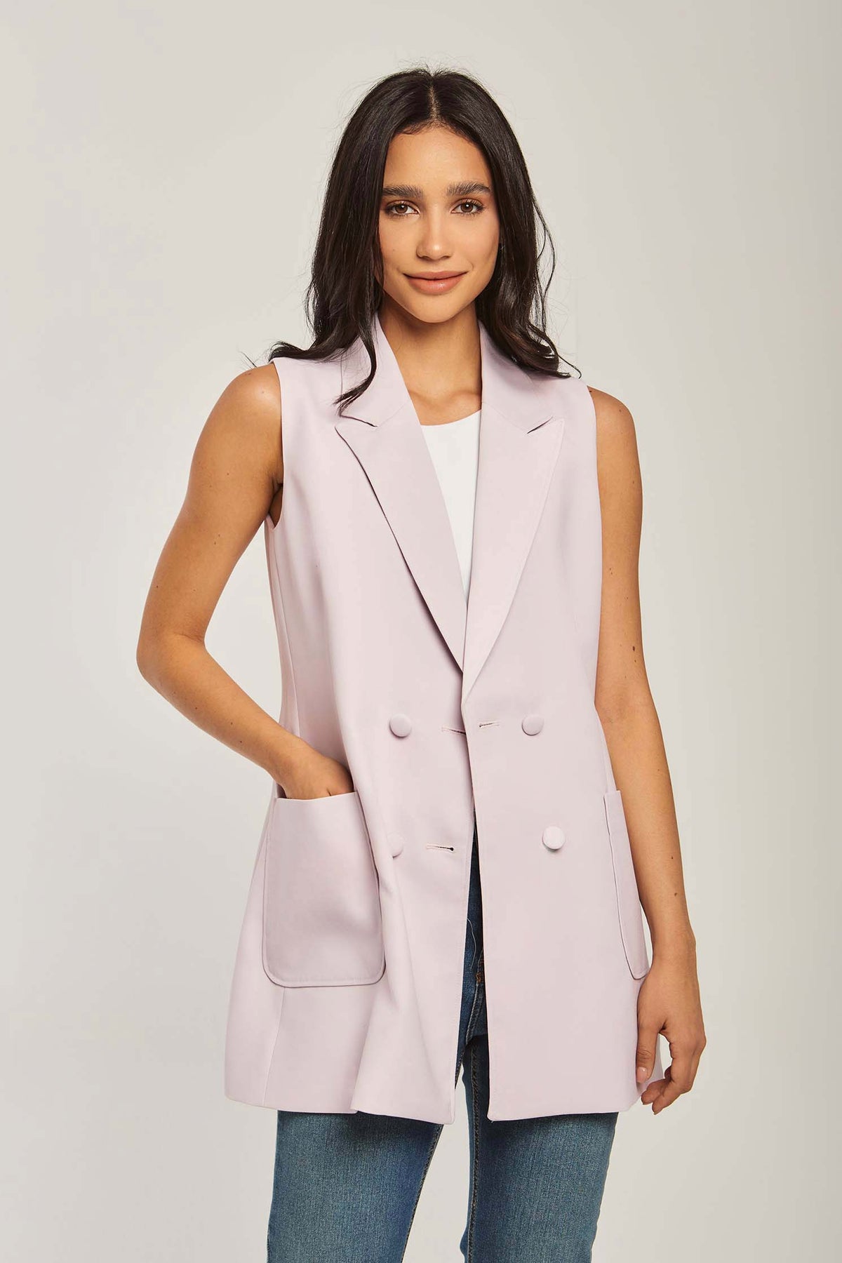 Women's Vest - Lavender Fog