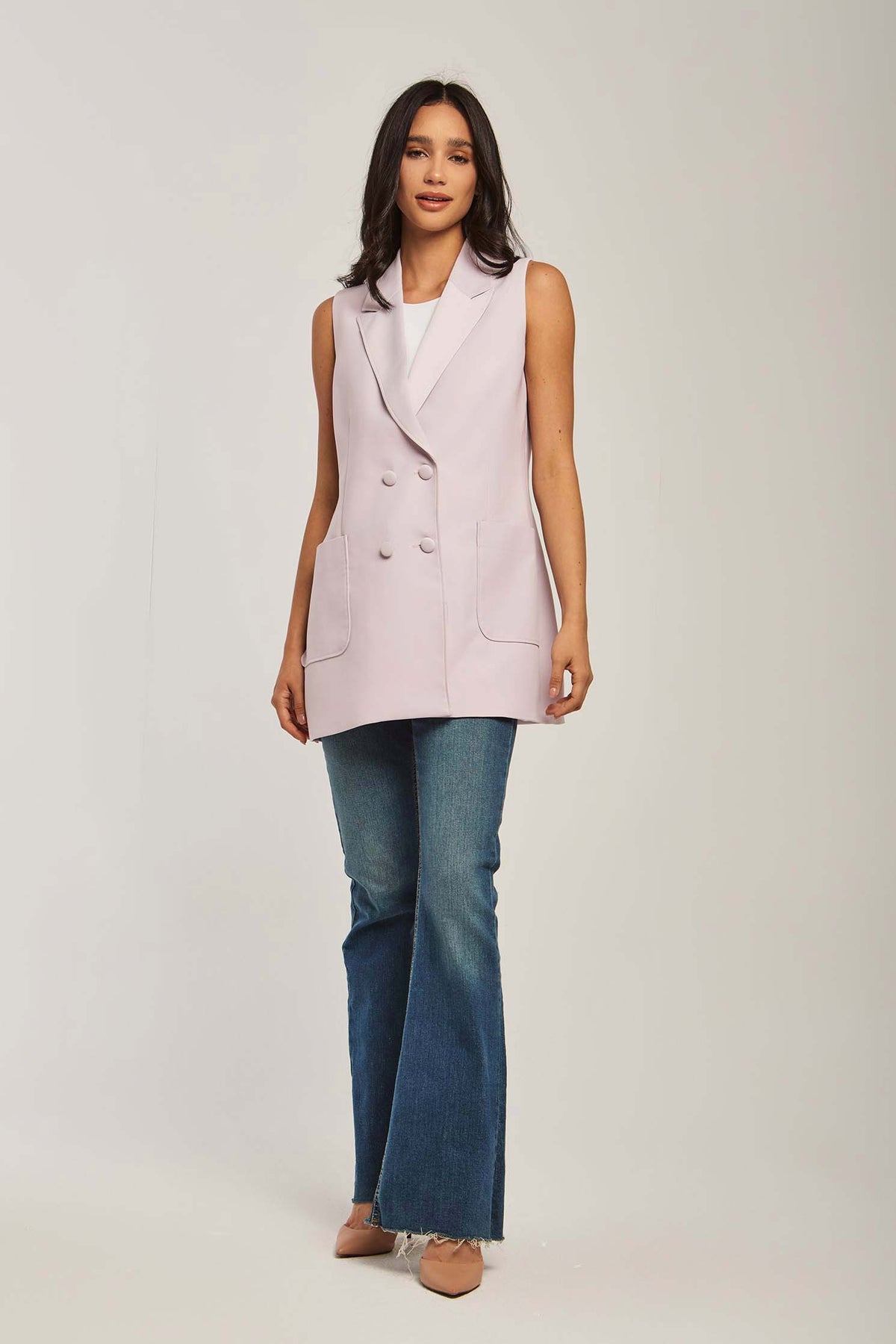 Women's Vest - Lavender Fog