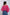 Woman in loose pink blouse and blue jeans, Dalydress casual women's fashion style