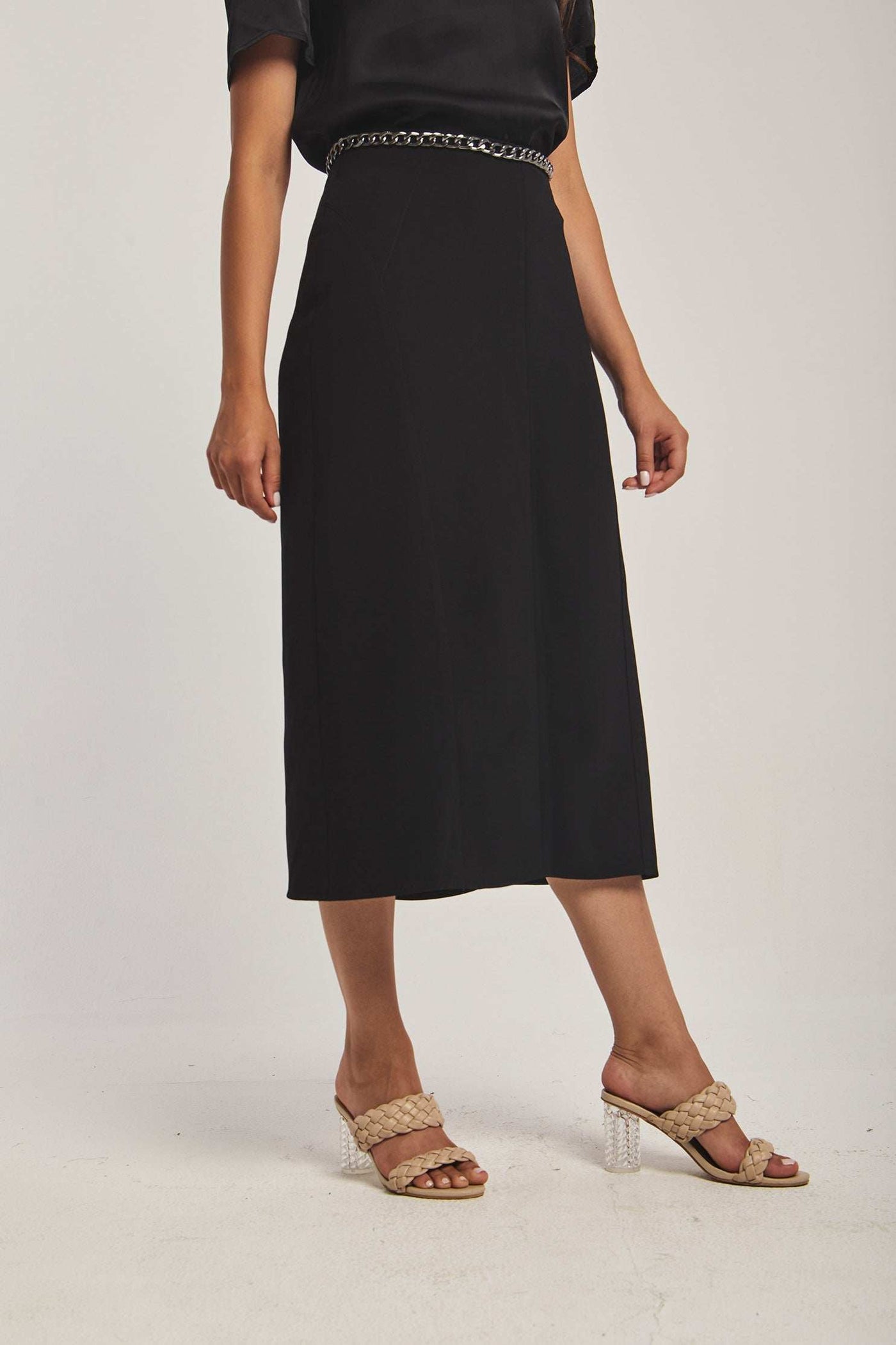 Women Regular Fit Skirt - Black