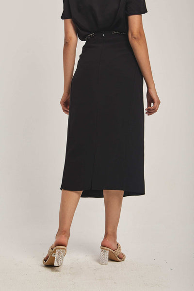 Women Regular Fit Skirt - Black