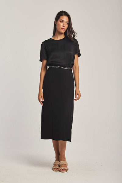 Women Regular Fit Skirt - Black