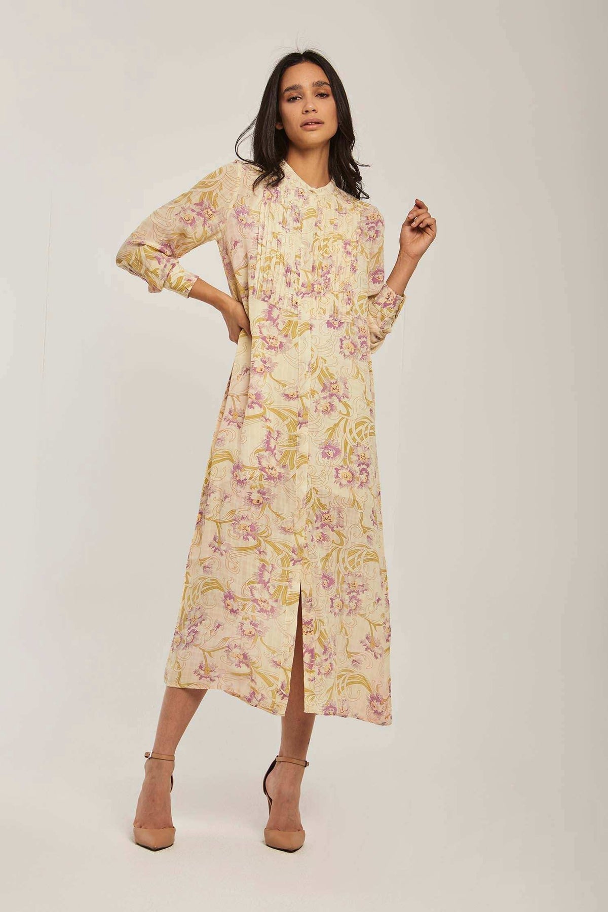 Women Regular Fit Dress - Pink Tint