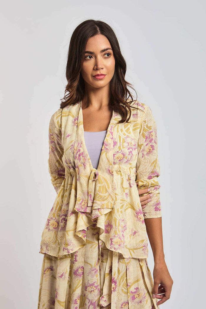 Women Regular Fit Kimono - Pink