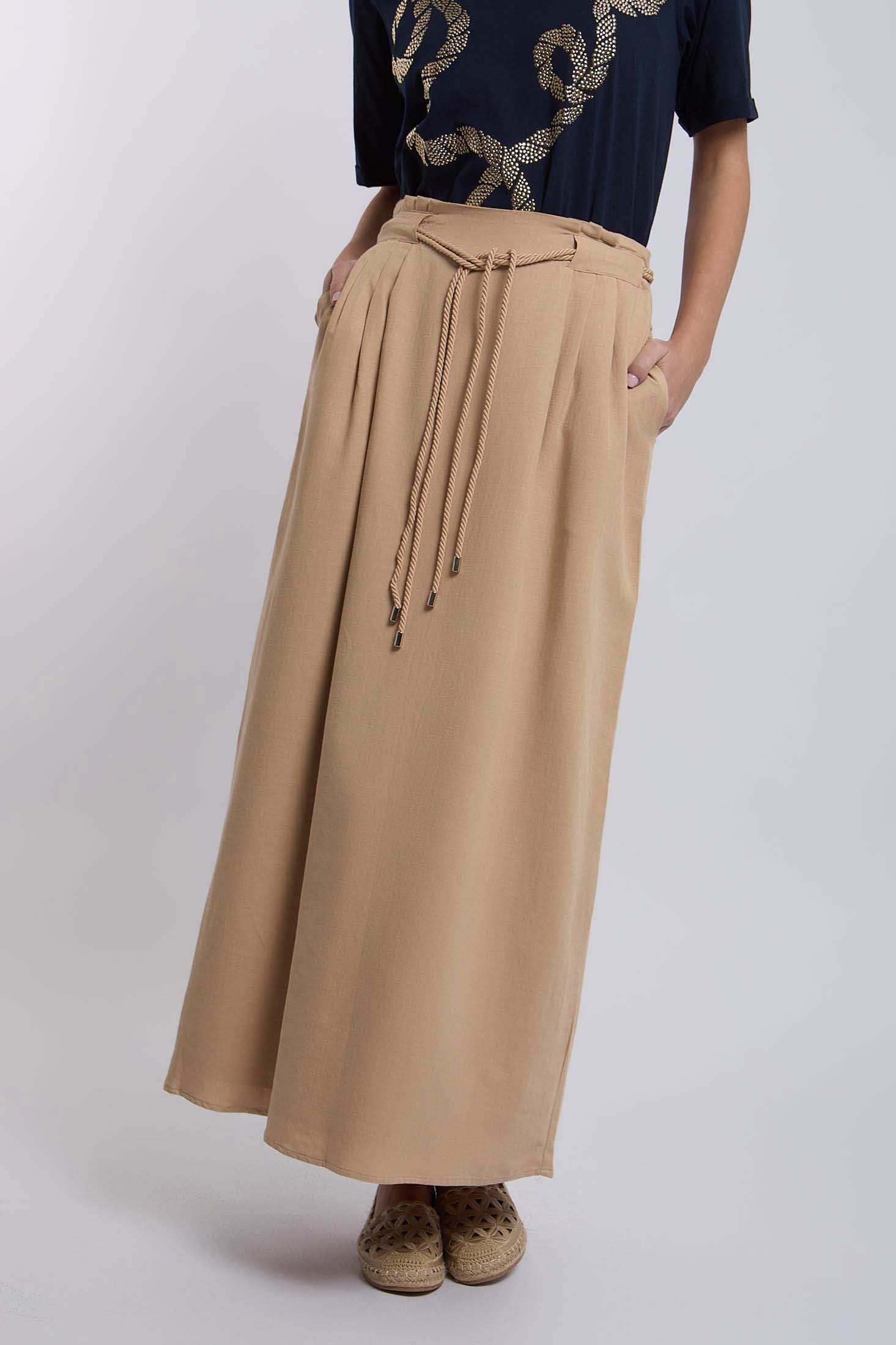 Women Regular Fit Skirt - Brown