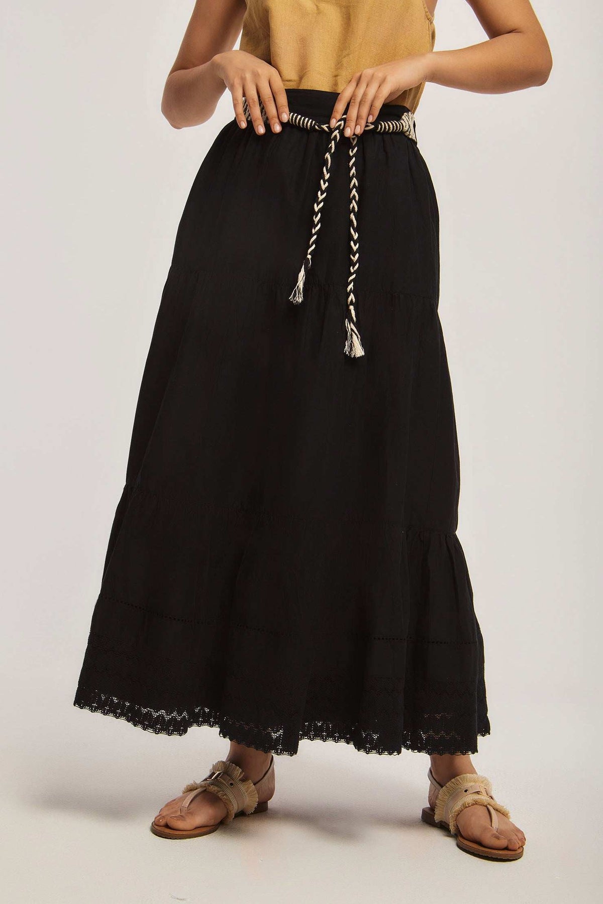 Women Regular Fit Skirt - Black