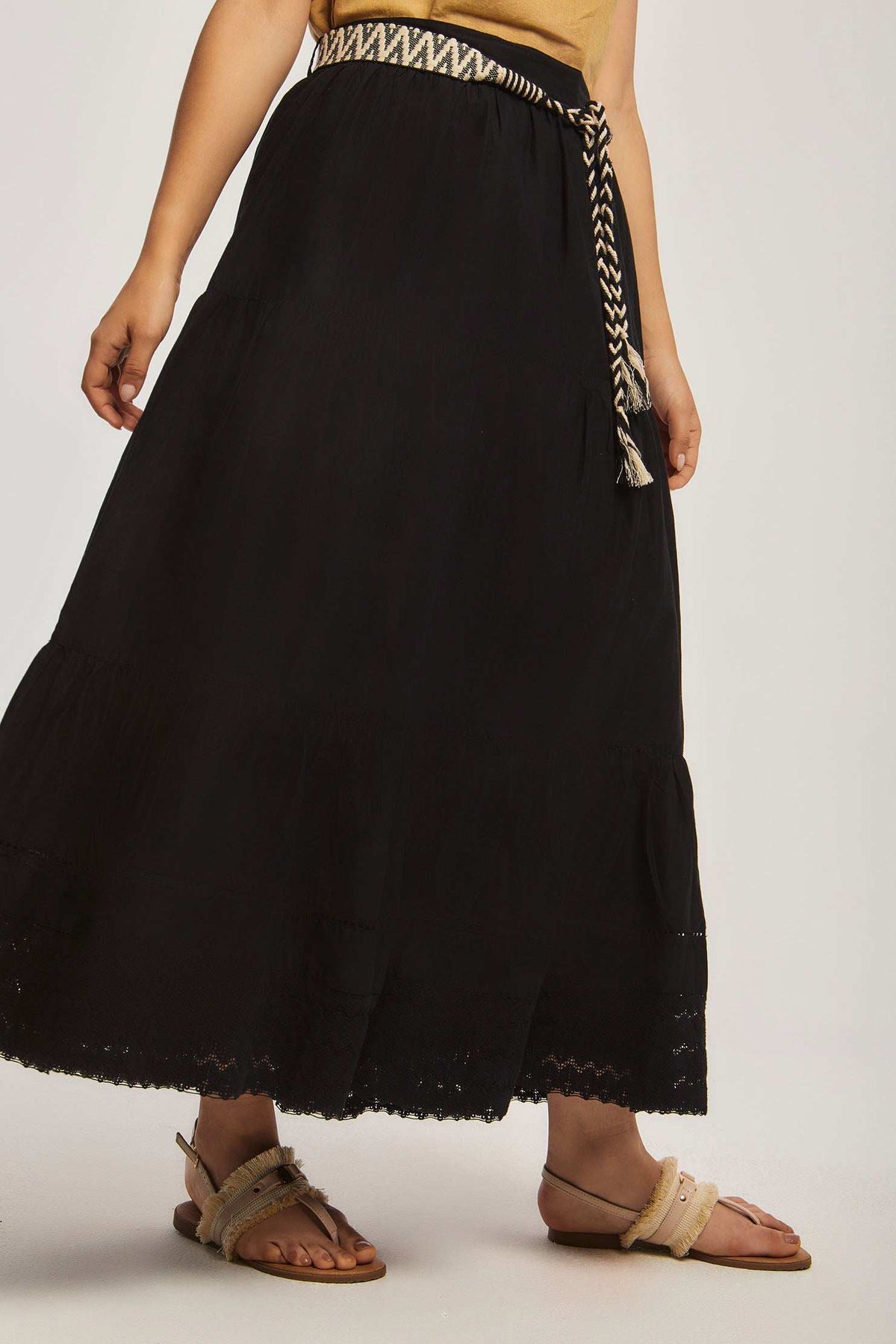 Women Regular Fit Skirt - Black