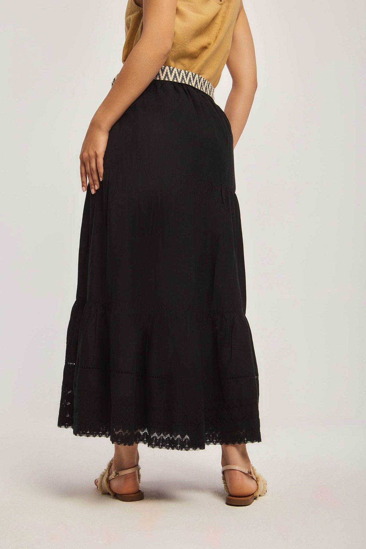 Women Regular Fit Skirt - Black