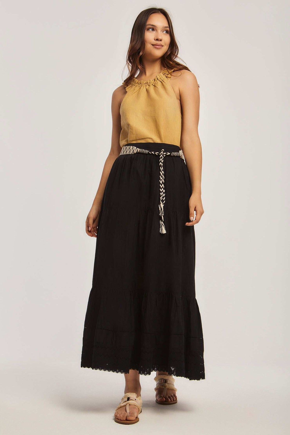 Women Regular Fit Skirt - Black