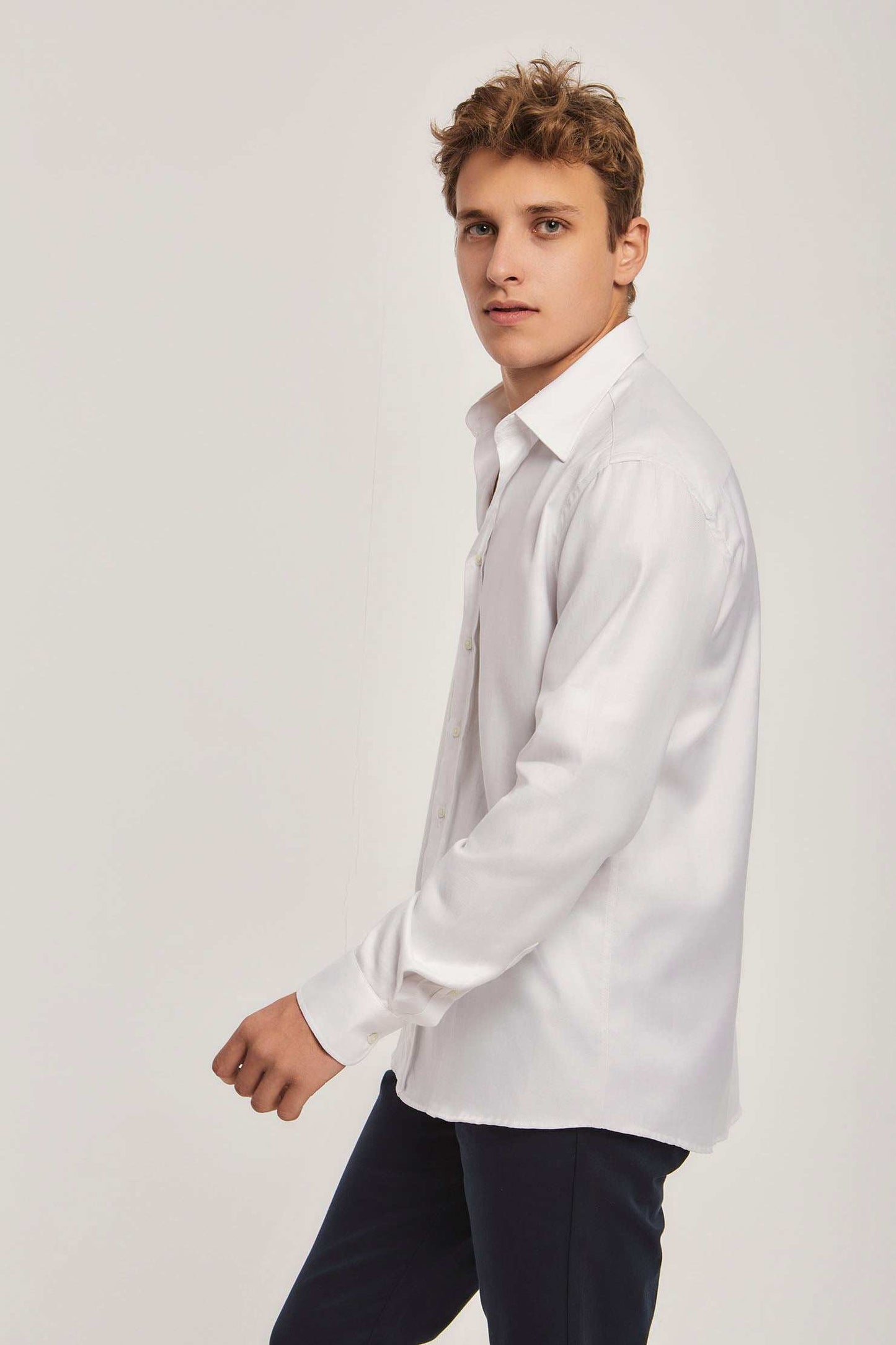 Men Regular Fit Shirt - White