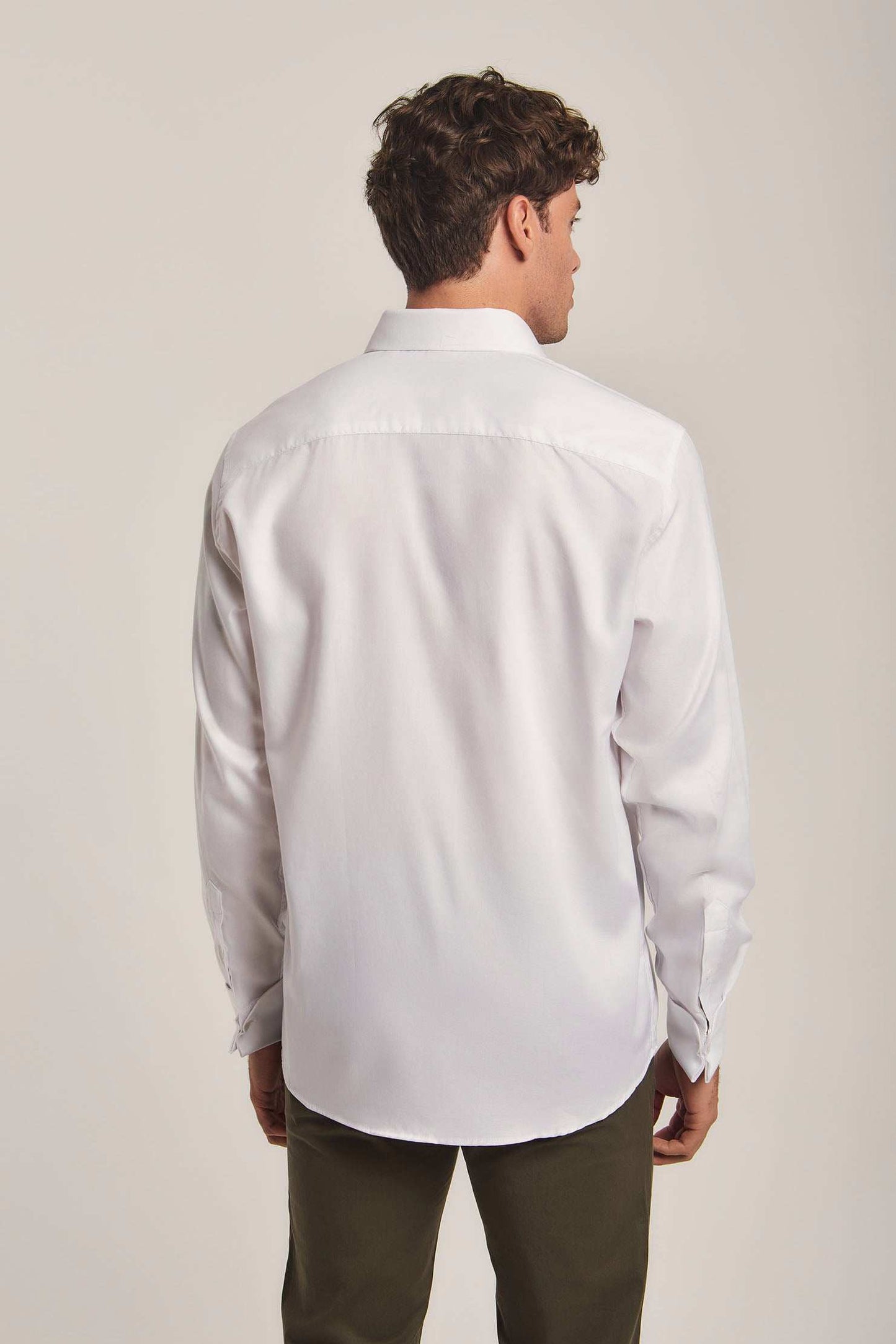 Men Regular Fit Shirt - White